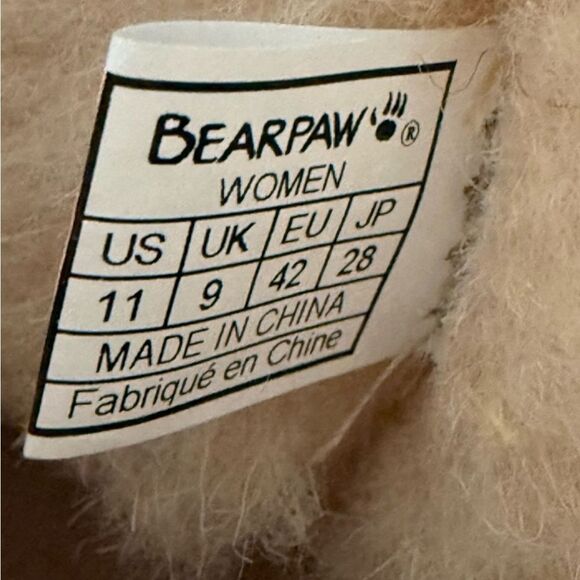 Bearpaw Tan Suede Ankle Boots Alyssa Iced Coffee Ankle Boots Suede Upper Size 11 - Picture 9 of 15